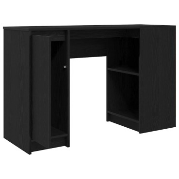 vidaXL Γραφείο Μαύρο Δρυς 120x42x76cm από Επεξεργασμένο Ξύλο 1 τεμ.