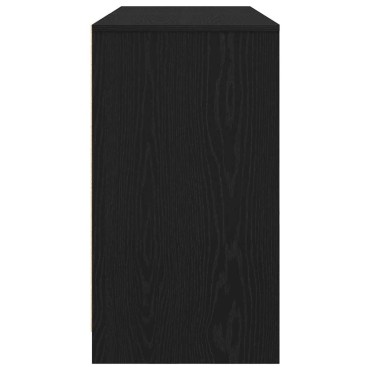 vidaXL Γραφείο Μαύρο Δρυς 120x42x76cm από Επεξεργασμένο Ξύλο 1 τεμ.