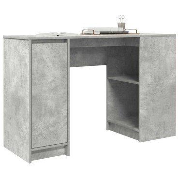 vidaXL Γραφείο Γκρι του Σκυροδέματος 120x42x76cm Επεξεργασμένο Ξύλο 1 τεμ.