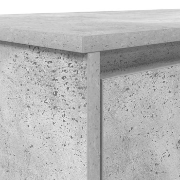 vidaXL Γραφείο Γκρι του Σκυροδέματος 120x42x76cm Επεξεργασμένο Ξύλο 1 τεμ.