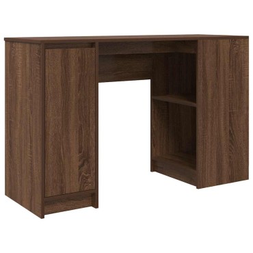 vidaXL Γραφείο Καφέ Δρυς 120x42x76cm από Επεξεργασμένο Ξύλο 1 τεμ.