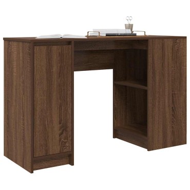 vidaXL Γραφείο Καφέ Δρυς 120x42x76cm από Επεξεργασμένο Ξύλο 1 τεμ.