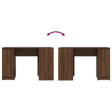 vidaXL Γραφείο Καφέ Δρυς 120x42x76cm από Επεξεργασμένο Ξύλο 1 τεμ.