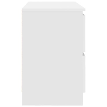 vidaXL Έπιπλο Τηλεόρασης Λευκό 80x35x54cm από Επεξεργασμένο Ξύλο