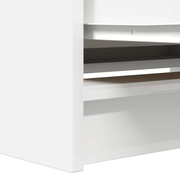 vidaXL Έπιπλο Τηλεόρασης Λευκό 80x35x54cm από Επεξεργασμένο Ξύλο