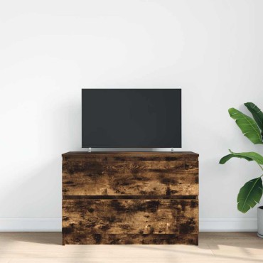 vidaXL Έπιπλο Τηλεόρασης Καπνιστή Δρυς 80x35x54cm Επεξεργ. Ξύλο
