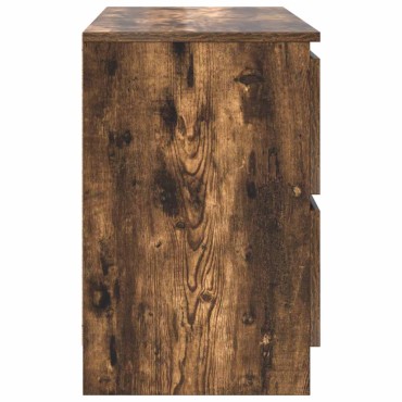 vidaXL Έπιπλο Τηλεόρασης Καπνιστή Δρυς 80x35x54cm Επεξεργ. Ξύλο