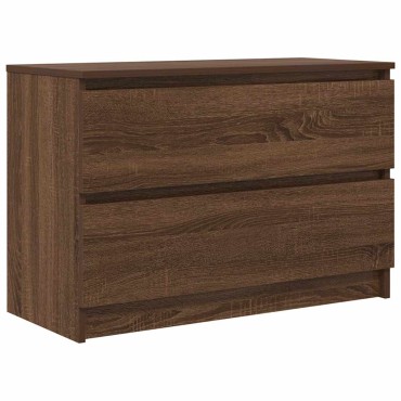vidaXL Έπιπλο Τηλεόρασης Καφέ Δρυς 80x35x54cm Επεξ. Ξύλο