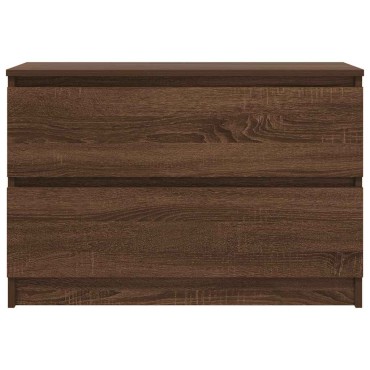 vidaXL Έπιπλο Τηλεόρασης Καφέ Δρυς 80x35x54cm Επεξ. Ξύλο