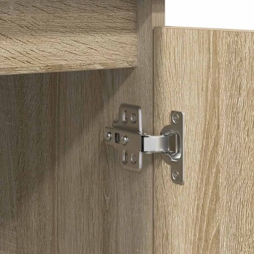 vidaXL Συρταριέρα με Συρτάρια Sonoma Δρυς 100,5x35x76cm Επεξ. Ξύλο 1 τεμ.