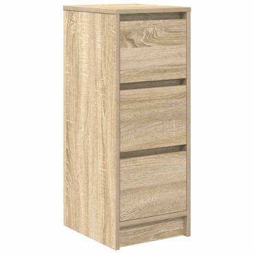 vidaXL Ντουλάπι Sonoma Δρυς 29,5x34x76cm από Επεξεργασμένο Ξύλο 1 τεμ.