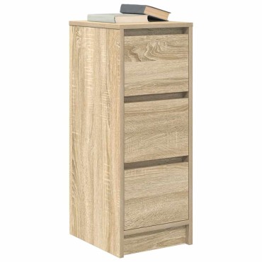 vidaXL Ντουλάπι Sonoma Δρυς 29,5x34x76cm από Επεξεργασμένο Ξύλο 1 τεμ.