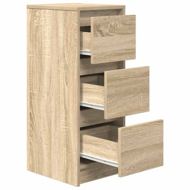 vidaXL Ντουλάπι Sonoma Δρυς 29,5x34x76cm από Επεξεργασμένο Ξύλο 1 τεμ.