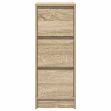 vidaXL Ντουλάπι Sonoma Δρυς 29,5x34x76cm από Επεξεργασμένο Ξύλο 1 τεμ.