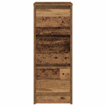 vidaXL Συρταριέρα Παλιό Ξύλο 29,5x34x76cm από Επεξεργασμένο Ξύλο 1 τεμ.