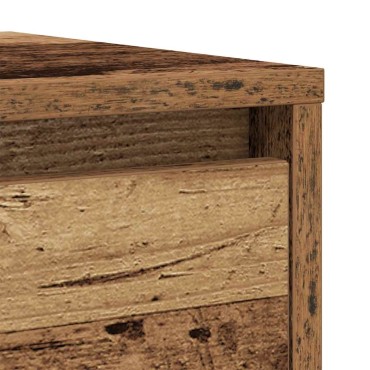 vidaXL Συρταριέρα Παλιό Ξύλο 29,5x34x76cm από Επεξεργασμένο Ξύλο 1 τεμ.