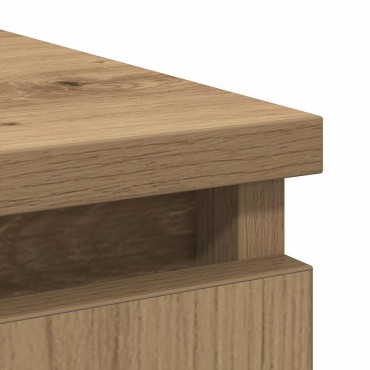 vidaXL Συρταριέρα με Συρτάρια Τεχνίτης Δρυς 71x35x65cm Επεξ. Ξύλο 1 τεμ.