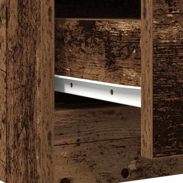vidaXL Συρταριέρα με Συρτάρια Παλαιό ξύλο 71x35x84cm από Επεξ. Ξύλο 1 τεμ.