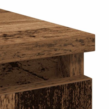 vidaXL Συρταριέρα με Συρτάρια Παλαιό ξύλο 71x35x84cm από Επεξ. Ξύλο 1 τεμ.