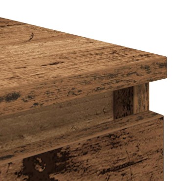 vidaXL Συρταριέρα με Συρτάρια Παλαιό ξύλο 37,5x35x99cm από Επεξ. Ξύλο 1 τεμ.