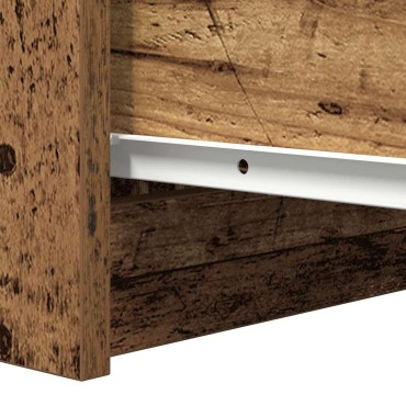 vidaXL Συρταριέρα με Συρτάρια Παλαιό ξύλο 37,5x35x99cm από Επεξ. Ξύλο 1 τεμ.