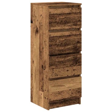vidaXL Ντουλάπι Όψη Παλαιού Ξύλου 37,5x35x99cm από Επεξεργασμένο Ξύλο 1 τεμ.