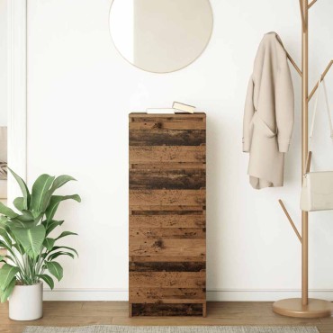 vidaXL Ντουλάπι Όψη Παλαιού Ξύλου 37,5x35x99cm από Επεξεργασμένο Ξύλο 1 τεμ.