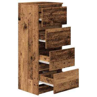 vidaXL Ντουλάπι Όψη Παλαιού Ξύλου 37,5x35x99cm από Επεξεργασμένο Ξύλο 1 τεμ.