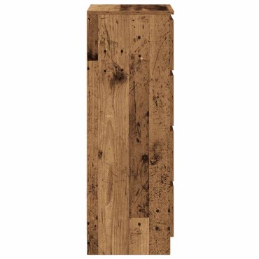 vidaXL Ντουλάπι Όψη Παλαιού Ξύλου 37,5x35x99cm από Επεξεργασμένο Ξύλο 1 τεμ.