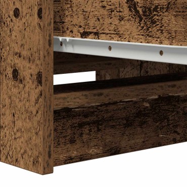 vidaXL Ντουλάπι Όψη Παλαιού Ξύλου 37,5x35x99cm από Επεξεργασμένο Ξύλο 1 τεμ.