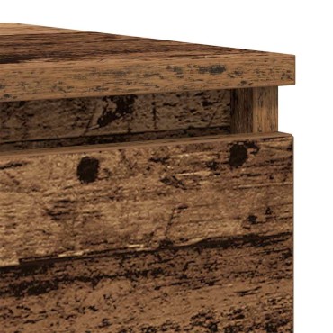 vidaXL Ντουλάπι Όψη Παλαιού Ξύλου 37,5x35x99cm από Επεξεργασμένο Ξύλο 1 τεμ.
