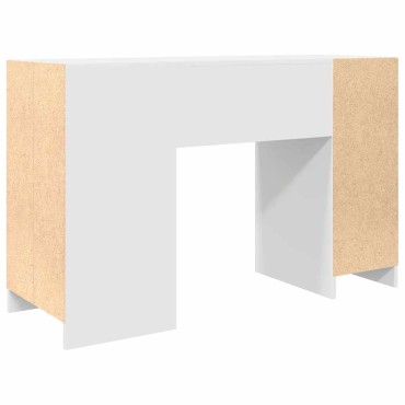 vidaXL Γραφείο Λευκό 120x42x76cm από Επεξεργασμένο Ξύλο 1 τεμ.