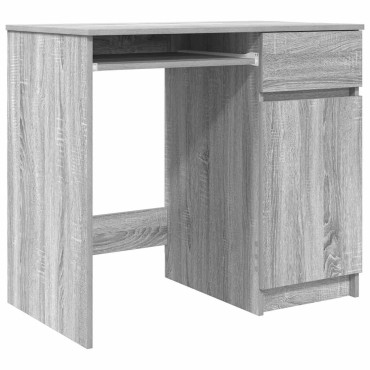 vidaXL Γραφείο Γκρι Sonoma 86x49x76cm από Επεξεργασμένο Ξύλο 1 τεμ.