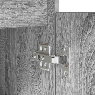 vidaXL Γραφείο Γκρι Sonoma 86x49x76cm από Επεξεργασμένο Ξύλο 1 τεμ.