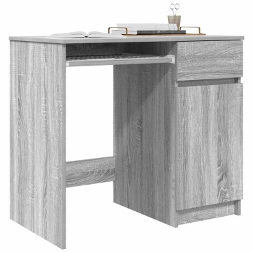 vidaXL Γραφείο Γκρι Sonoma 86x49x76cm από Επεξεργασμένο Ξύλο 1 τεμ.
