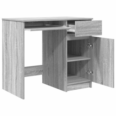vidaXL Γραφείο Γκρι Sonoma 86x49x76cm από Επεξεργασμένο Ξύλο 1 τεμ.