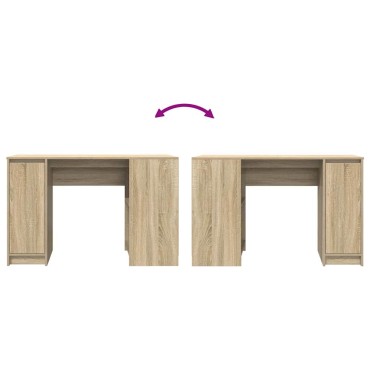 vidaXL Γραφείο Sonoma Δρυς 120x42x76cm από Επεξεργασμένο Ξύλο 1 τεμ.