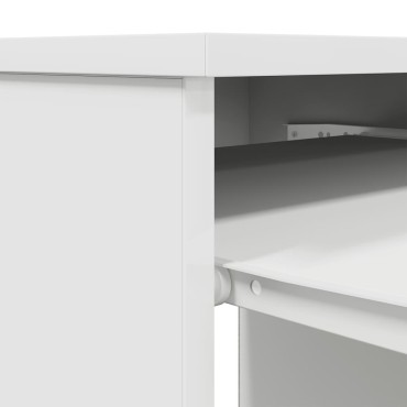 vidaXL Γραφείο Λευκό 86x49x76cm από Επεξεργασμένο Ξύλο 1 τεμ.