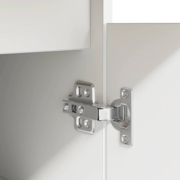 vidaXL Γραφείο Λευκό 86x49x76cm από Επεξεργασμένο Ξύλο 1 τεμ.
