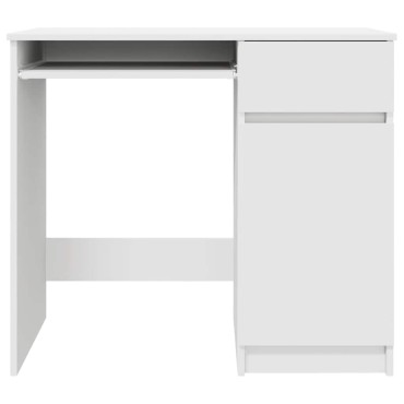 vidaXL Γραφείο Λευκό 86x49x76cm από Επεξεργασμένο Ξύλο 1 τεμ.