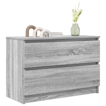 vidaXL Έπιπλο Τηλεόρασης Γκρι Sonoma 80x35x54cm από Επεξεργ. Ξύλο