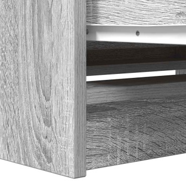 vidaXL Έπιπλο Τηλεόρασης Γκρι Sonoma 80x35x54cm από Επεξεργ. Ξύλο