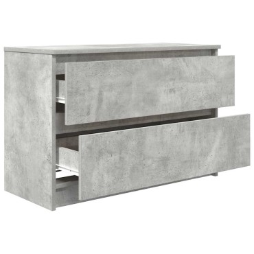 vidaXL Έπιπλο Τηλεόρασης Γκρι Σκυρ. 80x35x54cm Επεξ. Ξύλο