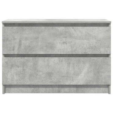 vidaXL Έπιπλο Τηλεόρασης Γκρι Σκυρ. 80x35x54cm Επεξ. Ξύλο