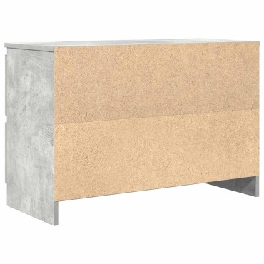 vidaXL Έπιπλο Τηλεόρασης Γκρι Σκυρ. 80x35x54cm Επεξ. Ξύλο
