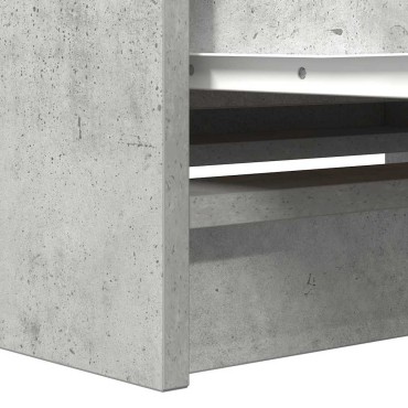 vidaXL Έπιπλο Τηλεόρασης Γκρι Σκυρ. 80x35x54cm Επεξ. Ξύλο