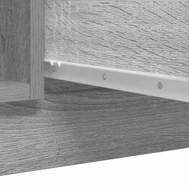 vidaXL Συρταριέρα με Συρτάρια Γκρι Sonoma 100,5x35x98,5cm Επεξ. Ξύλο 1 τεμ.