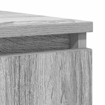 vidaXL Συρταριέρα με Συρτάρια Γκρι Sonoma 100,5x35x98,5cm Επεξ. Ξύλο 1 τεμ.