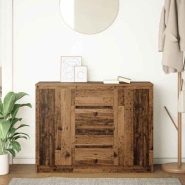 vidaXL Συρταριέρα με Συρτάρια Παλαιό ξύλο 100,5x35x76cm Επεξ. Ξύλο 1 τεμ.