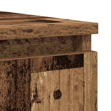 vidaXL Συρταριέρα με Συρτάρια Παλαιό ξύλο 100,5x35x76cm Επεξ. Ξύλο 1 τεμ.